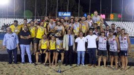 Beach handball: Πρωταθλητές Ελλάδας Κύκλωπες και Σπάρτακος