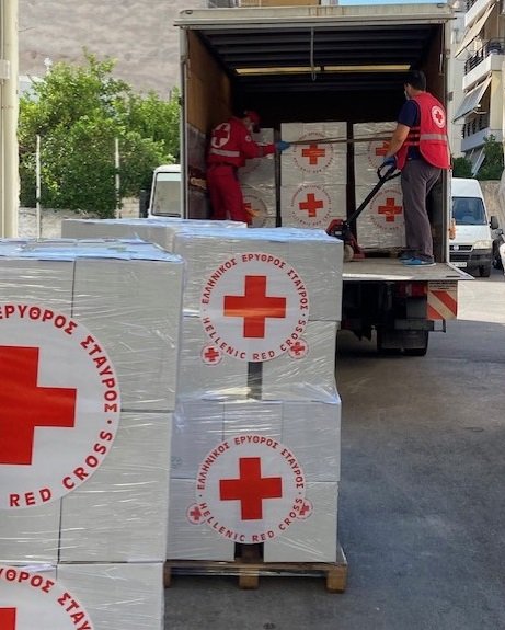 Ο Ελληνικός Ερυθρός Σταυρός συνεχίζει τη συλλογή ανθρωπιστικού υλικού για το Λίβανο