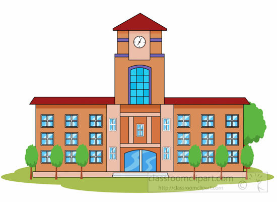 School Or College Building Big Clipart