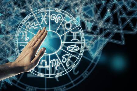 85047761-hand-with-zodiac-sign-horoscope-circle-future-and-leo-concept
