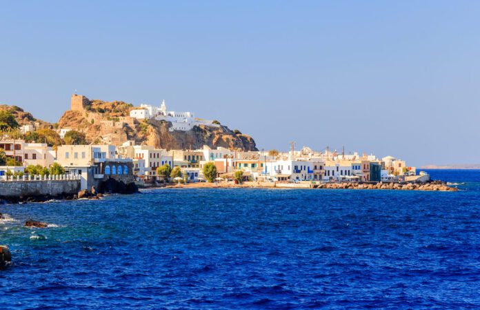 Greece,,Aegean,Sea,,Nisyros,,Mandraki,,The,Church,Of,The,Virgin